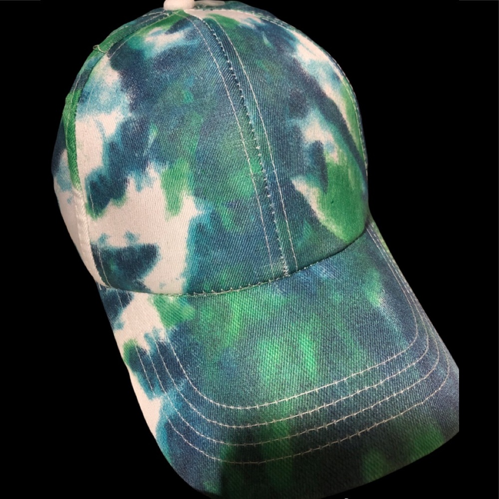 True Love Green Tie Dye Baseball Cap